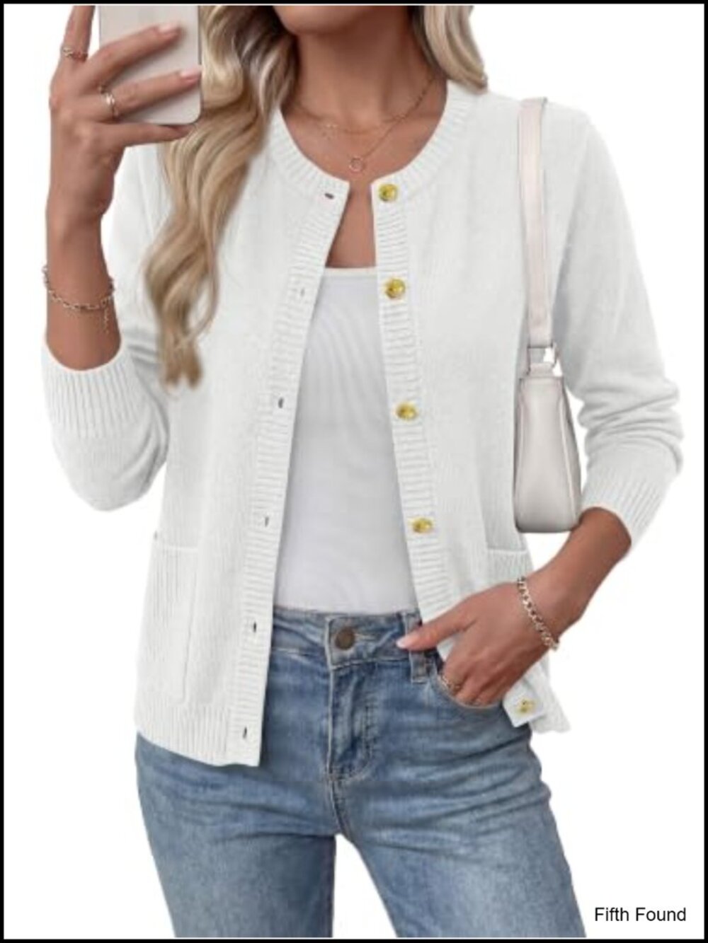 Women's Lightweight Knit Cardigan Sweater Long Sleeve Button Down Open Front